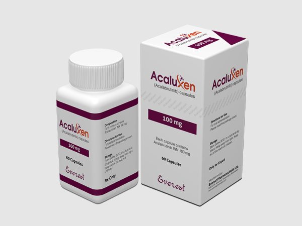 Acaluxen-600x450 Calquence (Acalabrutinib) 100mg Capsules – Targeted Therapy for CLL and MCL