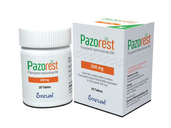Votrient (Pazopanib) 200mg Capsules – Targeted Therapy for Kidney Cancer and Sarcomas