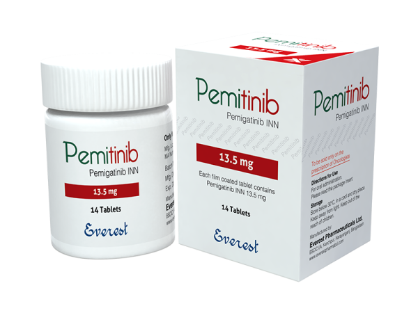 Pemitinib-600x450 Pemazyre (Pemigatinib)13.5mg Tablets – Targeted Therapy for Cholangiocarcinoma