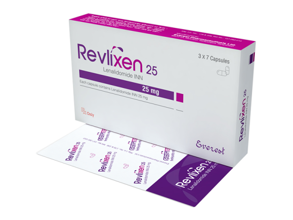 Revlixen Lenalidomide 25 mg Revlimid (Lenalidomide) 25mg Capsules – Multiple Myeloma and MDS Treatment